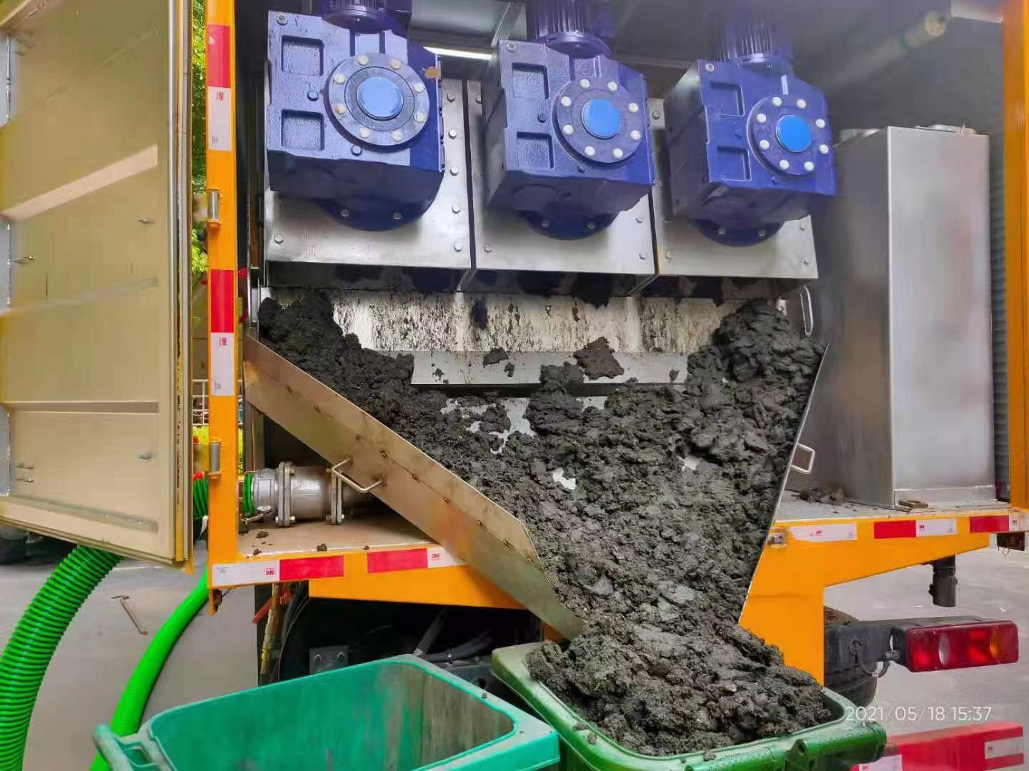 北湖化粪池清掏城市维护站-泥浆净化干湿分离处理